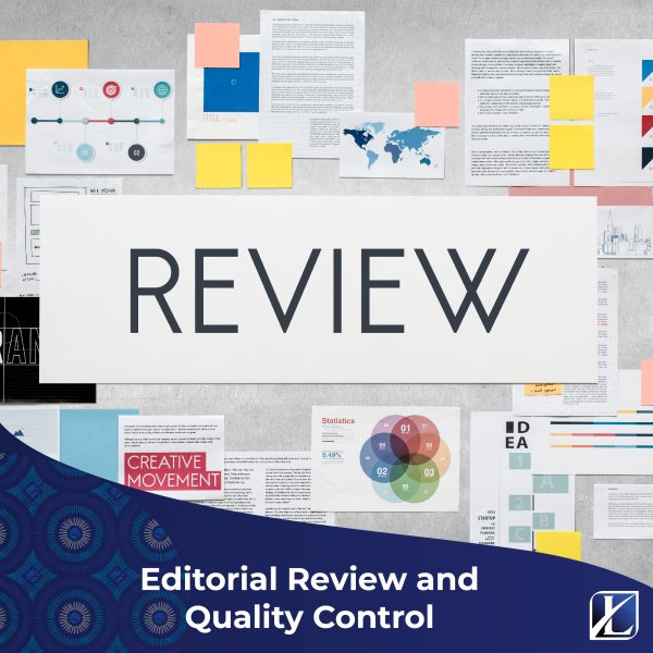 Editorial Review and Quality Control